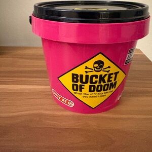 Bucket of Doom Pink Emergency Bucket